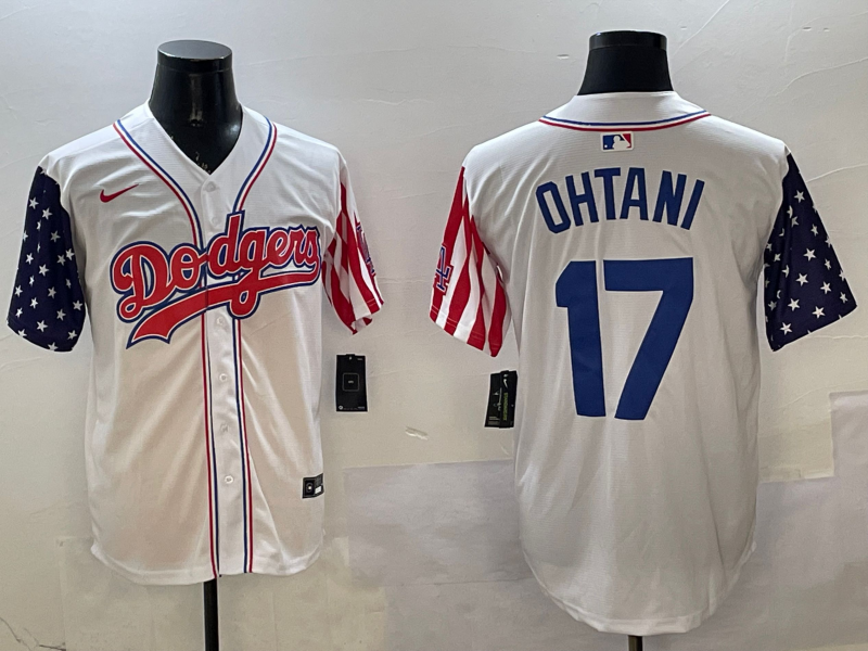 Men's Los Angeles Dodgers Shohei Ohtani White Jersey